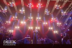 Barry Hay's Flying V formation at Paaspop 2013 Festival